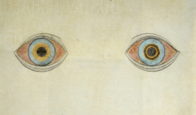 August Natterer, My eyes at the moment of the apparitions, 1911-1913